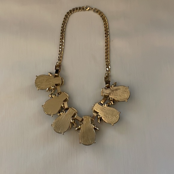 Estate jewelry rhinestone and pearl necklace - Picture 5 of 12